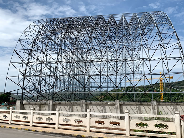 庆阳山寨矿储煤棚网架